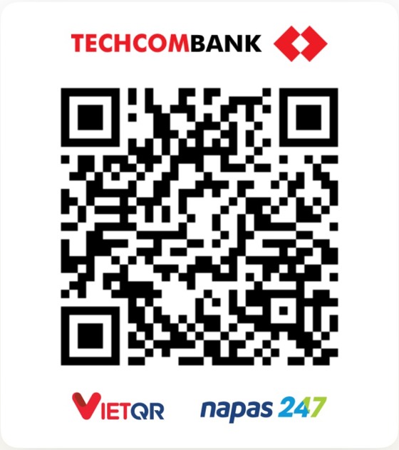 Mã VietQR Techcombank của TRAN TRUNG TIN, số tài khoản 4612280801